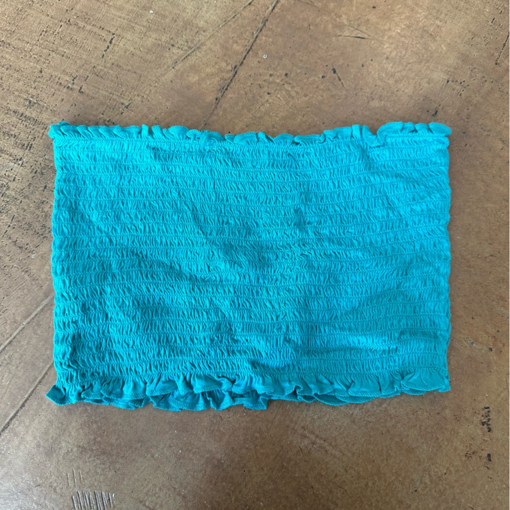 tube top blue